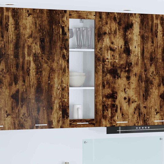  Hengende skap Riga Røkt eik 40 x 31 x 100 cm Konstruert tre