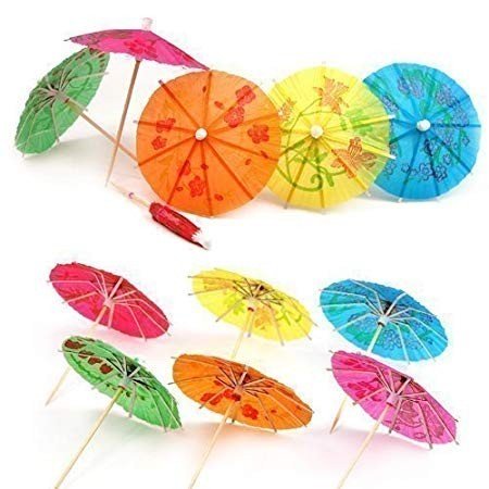 Papirparasoller 10stk