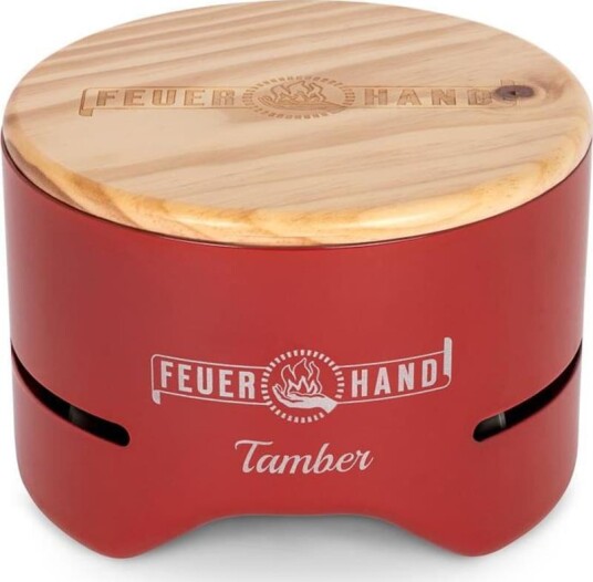 Feuerhand Tamber Table Top Grill OnesSze, Ruby Rød