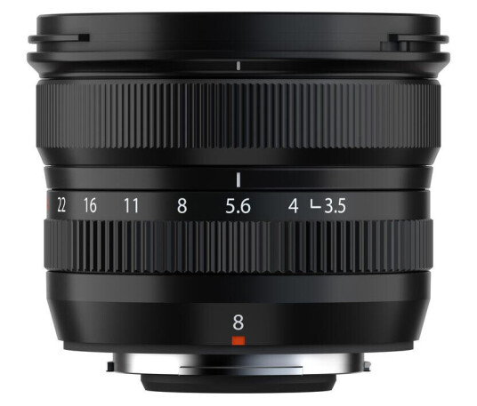 Fujifilm XF 8mm f/3.5 WR Vidvinkelobjektiv for X-Mount med Allværsbeskyttelse Fujifilm XF 8mm f/3.5 WR Vidvinkelobjektiv for X-Mount med Allværsbeskyttelse