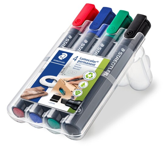 Staedtler Marker Lumocolor permanent 4pcs.box Staedtler Marker Lumocolor permanent 4pcs.box