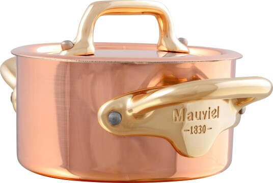 Mauviel M’150b Minigryte med lokk i kobber