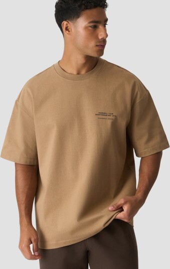 ICIW Essence Heavy Cotton T-Shirt Print Brun XL