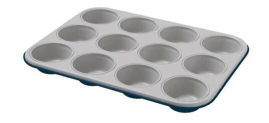 Guardini Xbake muffinsform 35 cm 12 stk blå