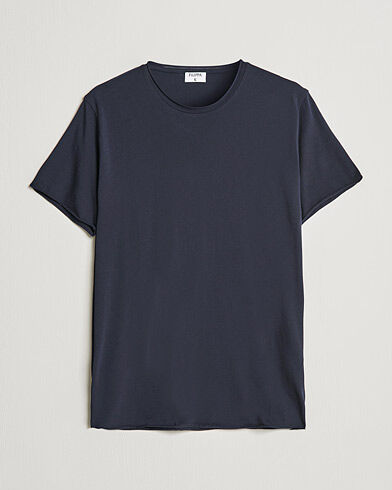 Filippa K Roll Neck Crew Neck Tee Navy Filippa K Roll Neck Crew Neck Tee Navy