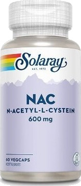 Solaray NAC 600mg 60 kapsler