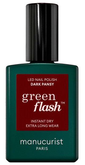 Manucurist Green Flash Gel Polish Dark Pansy