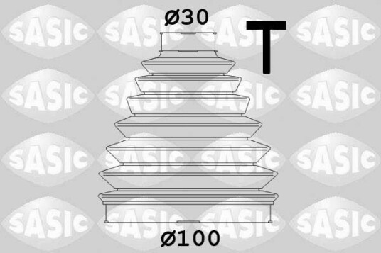 Sasic Mansjett drivaksel SASIC 1904016