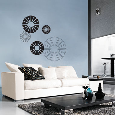 My flowers wallsticker av Heidi Holm Pedersen, 80x80 cm My flowers wallsticker av Heidi Holm Pedersen, 80x80 cm