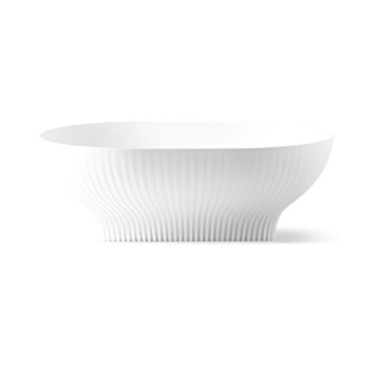 Bathco Cerevino Oval Porselens Hvit Matt KO-6055 Bathco Cerevino Oval Porselens Hvit Matt KO-6055