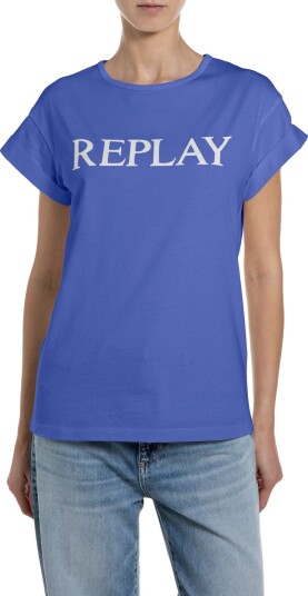 Replay Regular Jersey T Shirt Blue S