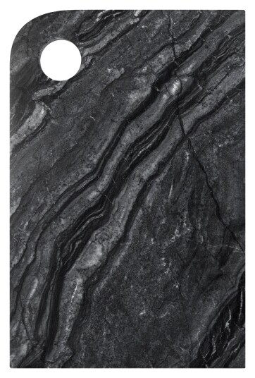 Mette Ditmer MARBLE serving board medium Black / Grey Mette Ditmer MARBLE serving board medium Black / Grey