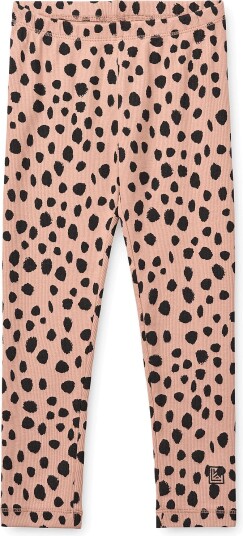 Liewood Marien Printed Rib Leggings   Beige   98/104