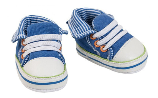 Heless Dukkesko 38-45 cm Blå Sneakers
