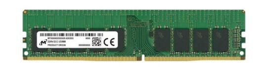Crucial Micron - DDR4 - module - 32 GB - DIMM 288-pin - 3200 MHz / PC4-25600 - unbuffered