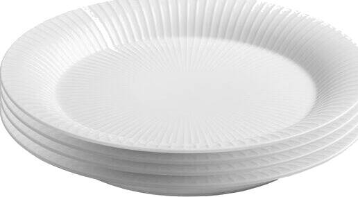 Kähler Hammershøi tallerken 22 cm 4 stk hvit
