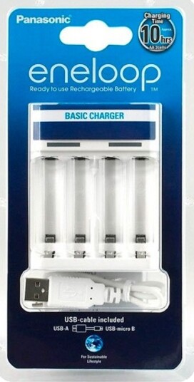 Panasonic BQ CC61 USB lader for AA/AAA batterier Panasonic BQ CC61 USB lader for AA/AAA batterier