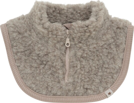 HUTTEliHUT Halsvarmer Ullteddy Camel Melange 86 92