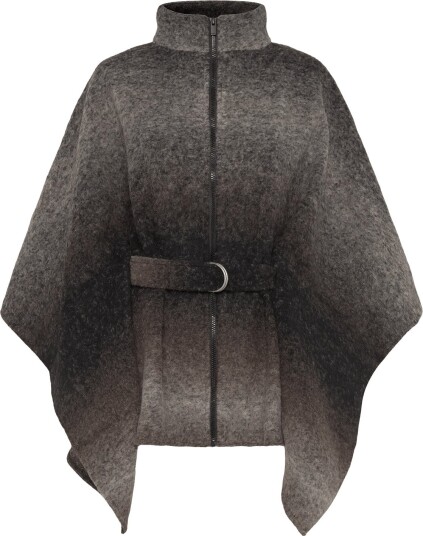 Desigual Poncho_Aldama Belt Gray   MATERIAL FINISHES   One Size