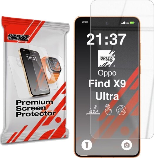 Grizzglass Hybridglass Til Oppo Find X9 Ultra Grizzglass Hybridglass Til Oppo Find X9 Ultra
