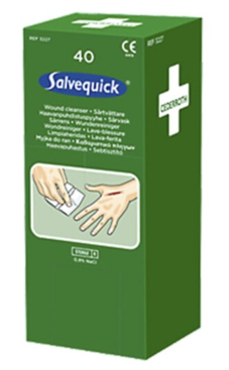 Salvequick Sårvasker Savett 40 stk.