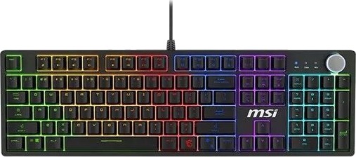 MSI FORGE GK320 Gamingtastatur Engelsk USA Svart S11 04CE203 HH9 MSI FORGE GK320 Gamingtastatur Engelsk USA Svart S11 04CE203 HH9