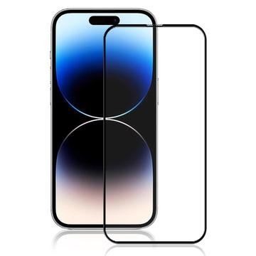 iPhone 15 Pro Mocolo Full Dekning Skjermbeskytter - 9H - Svart Kant