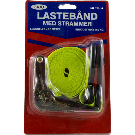 Hanske Companiet Lastesikring Lastebånd 750 kg Med Strammer