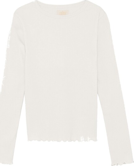 Creamie T Shirt Ls Modal White 116