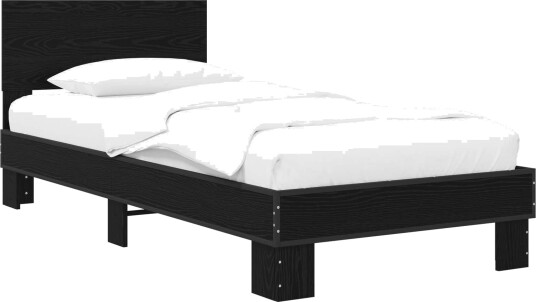  Sengestamme med hodegatt Svart eik 80 x 200 cm Konstruert tre