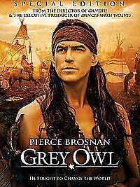Grey Owl DVD 2014 Pierce Brosnan Attenborough DIR cert PG 2 discs English Brand New Grey Owl DVD 2014 Pierce Brosnan Attenborough DIR cert PG 2 discs English Brand New