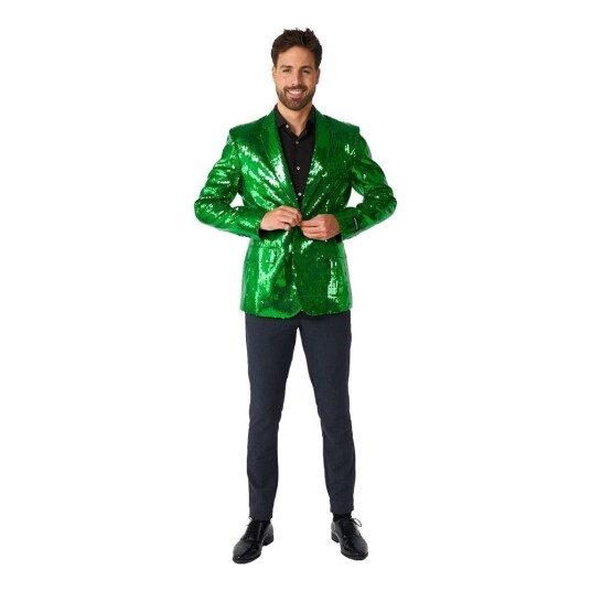 Opposuits Suitmeister Paljettjakke Grønn