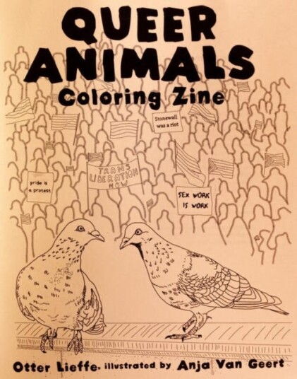 Queer Animals Coloring Book Av Otter Lieffe, Anja Van Geert