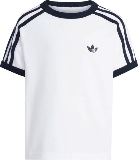 Adidas Originals 3 Stripes Tee White 128 Adidas Originals 3 Stripes Tee White 128