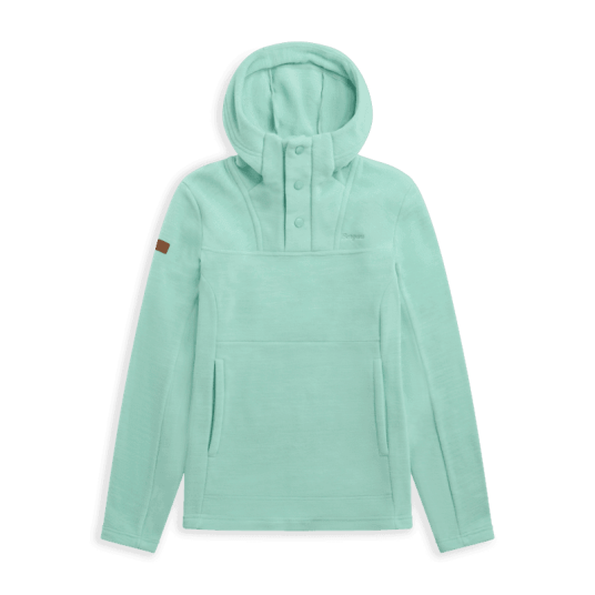 Bergans Hareid Fleece Hoodie Women Mint Crush L L