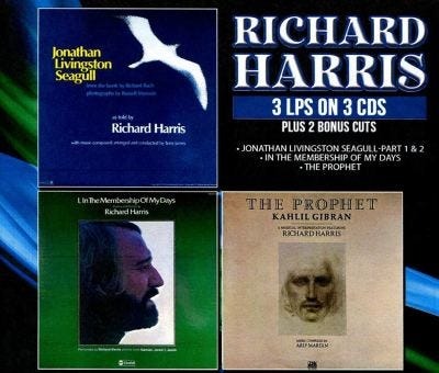Richard Harris Jonathan Livingston Seagull / Membership Of Days CD