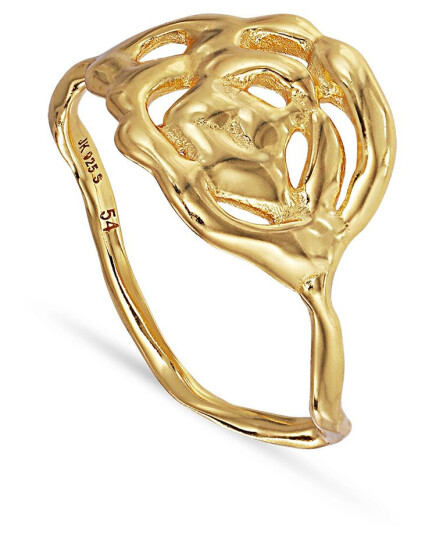 Jane Kønig Rose Ring 18 kt. Gullbelagt sølv RR-HOL23-G-52 (ring) - Dame - 925 sterling silver