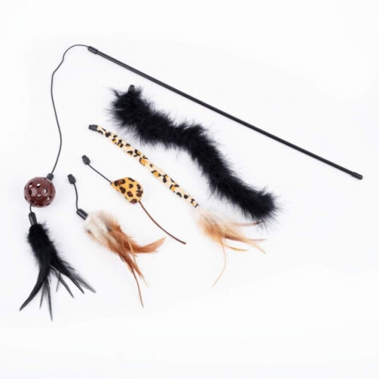 Little&Bigger Purepurr Viftepinne Med 5 Leker Little&Bigger Purepurr Viftepinne Med 5 Leker