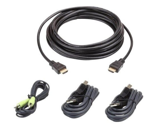 ATEN 2L-7D03UHX4 USB HDMI KVM-kabel 3 m ATEN 2L-7D03UHX4 USB HDMI KVM-kabel 3 m