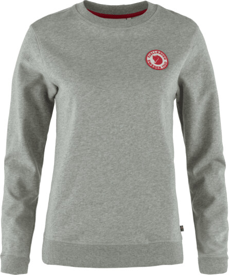 Fjellreven Women's 1960 Logo Badge Sweater XS , Grey-Melange