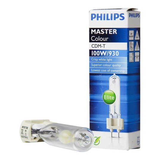 Philips MASTERColour G12 CDM-T Elite 100W - 930 varm hvit | beste fargegjengivelse