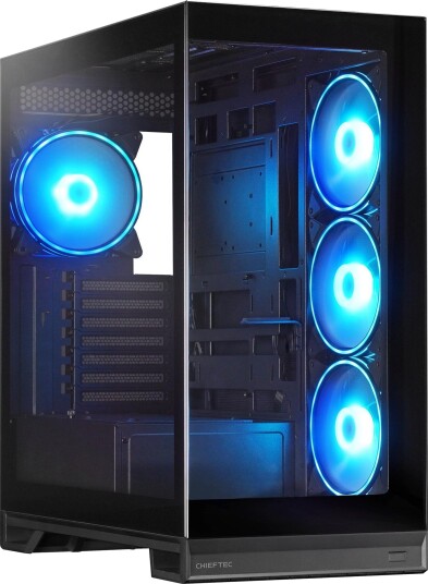 Chieftec Aquarium Tower Case with 4x 140mm ARGB Fans GX-30B-OP