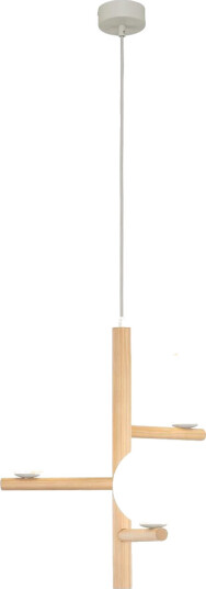 Estera wood takpendel 3 lys Natur / Opal Estera wood takpendel 3 lys Natur / Opal