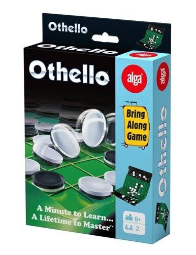 Alga Othello Reisespill - Strategisk Brettspill for 2 Spillere