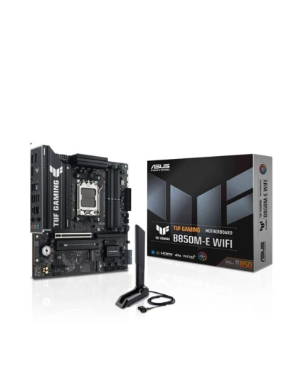Asus TUF Gaming B850M-E WIFI Hovedkort Micro ATX med AM5 Socket
