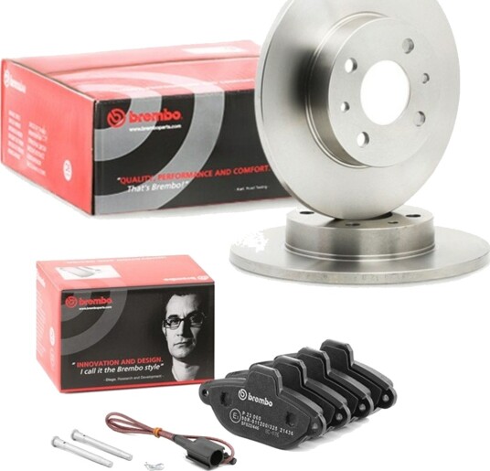 Bremseskiver og -klosser BREMBO BRB3405N0493