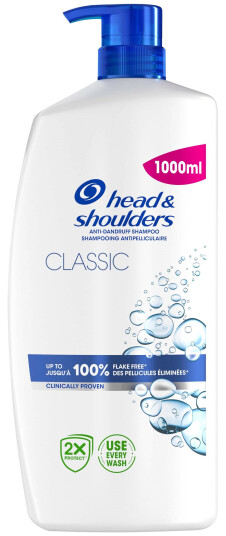 Head & Shoulders Classic Clean Anti Dandruff Shampoo Pump for Daily Us Head & Shoulders Classic Clean Anti Dandruff Shampoo Pump for Daily Us