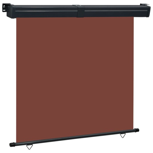 vidaXL Sidemarkise for balkong 160x250 cm brun vidaXL Sidemarkise for balkong 160x250 cm brun