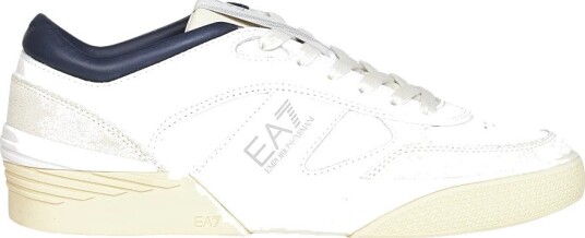Emporio Armani EA7 Herre Sko Hvit 45 EU,