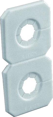 Ta Duo Roset 10 18Mm Dob Hvid C/C 40 Mm Ta Duo Roset 10 18Mm Dob Hvid C/C 40 Mm